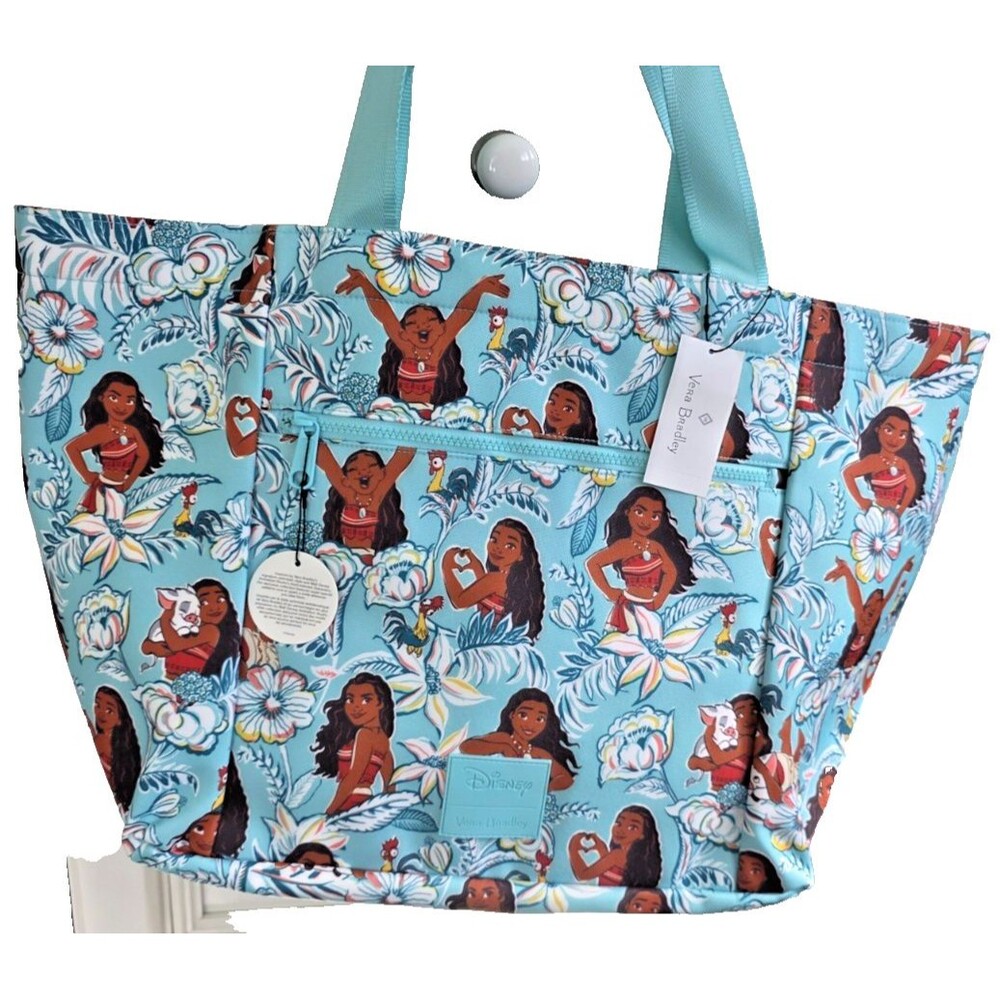 Vera Bradley Disney Moana Tropical Family Tote Beach Bag New w tags